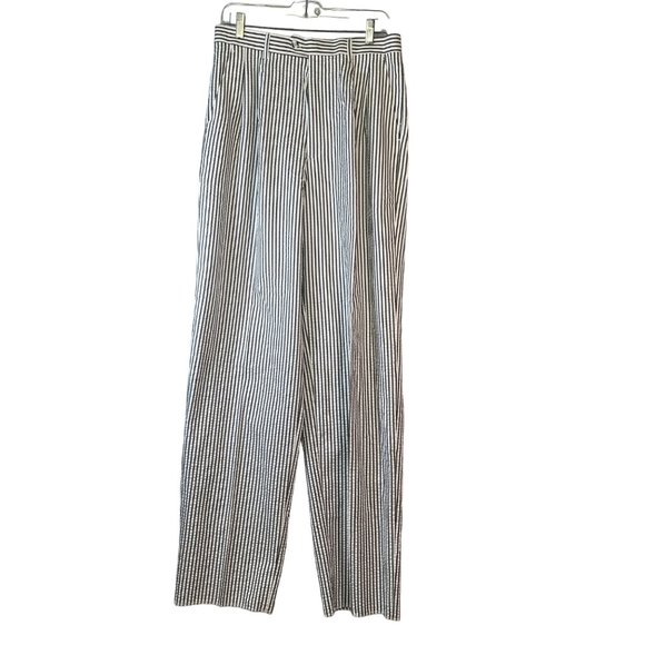 EJ Samuel Other - EJ Samuel Mens Size 32R Black and White Seersucker Pants Unhemmed